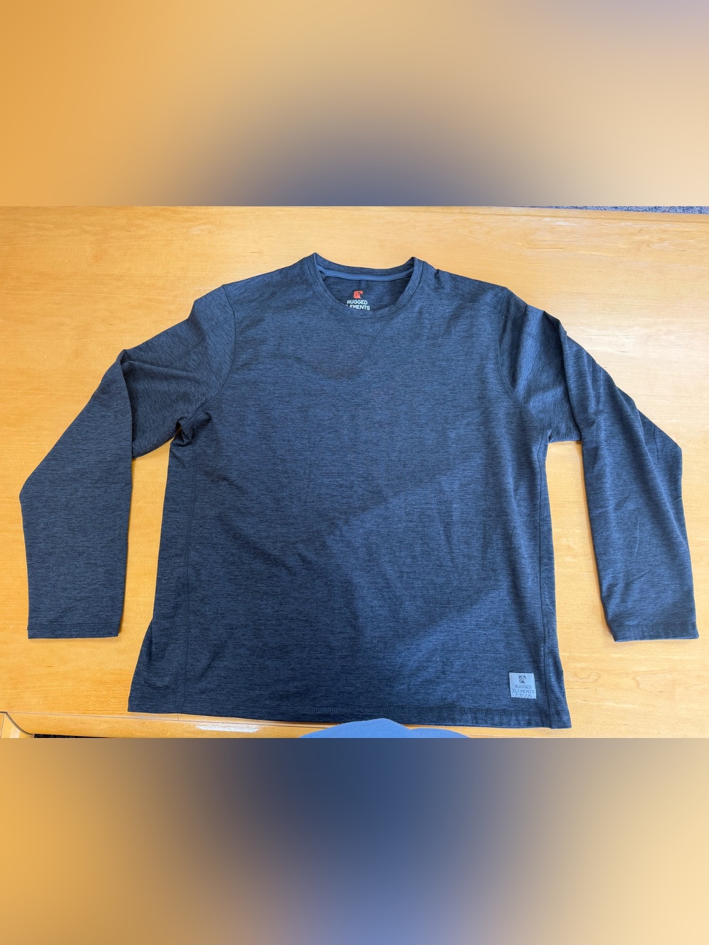 Mens Long Sleeves Performance Shirt - Rugged Element Size XLarge